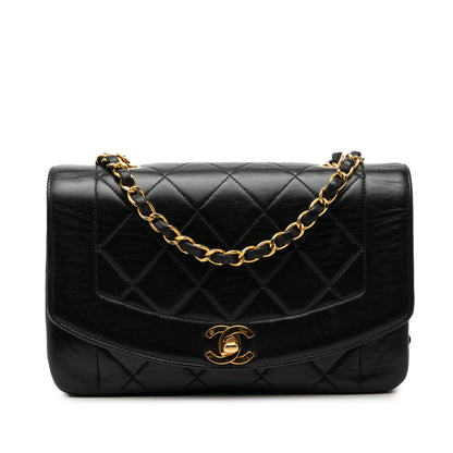 Chanel Small Lambskin Diana Flap