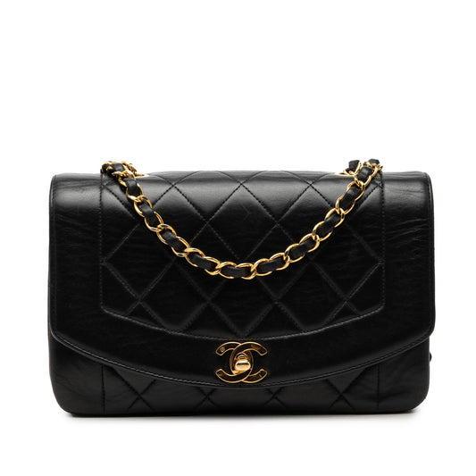 Chanel Small Lambskin Diana Flap