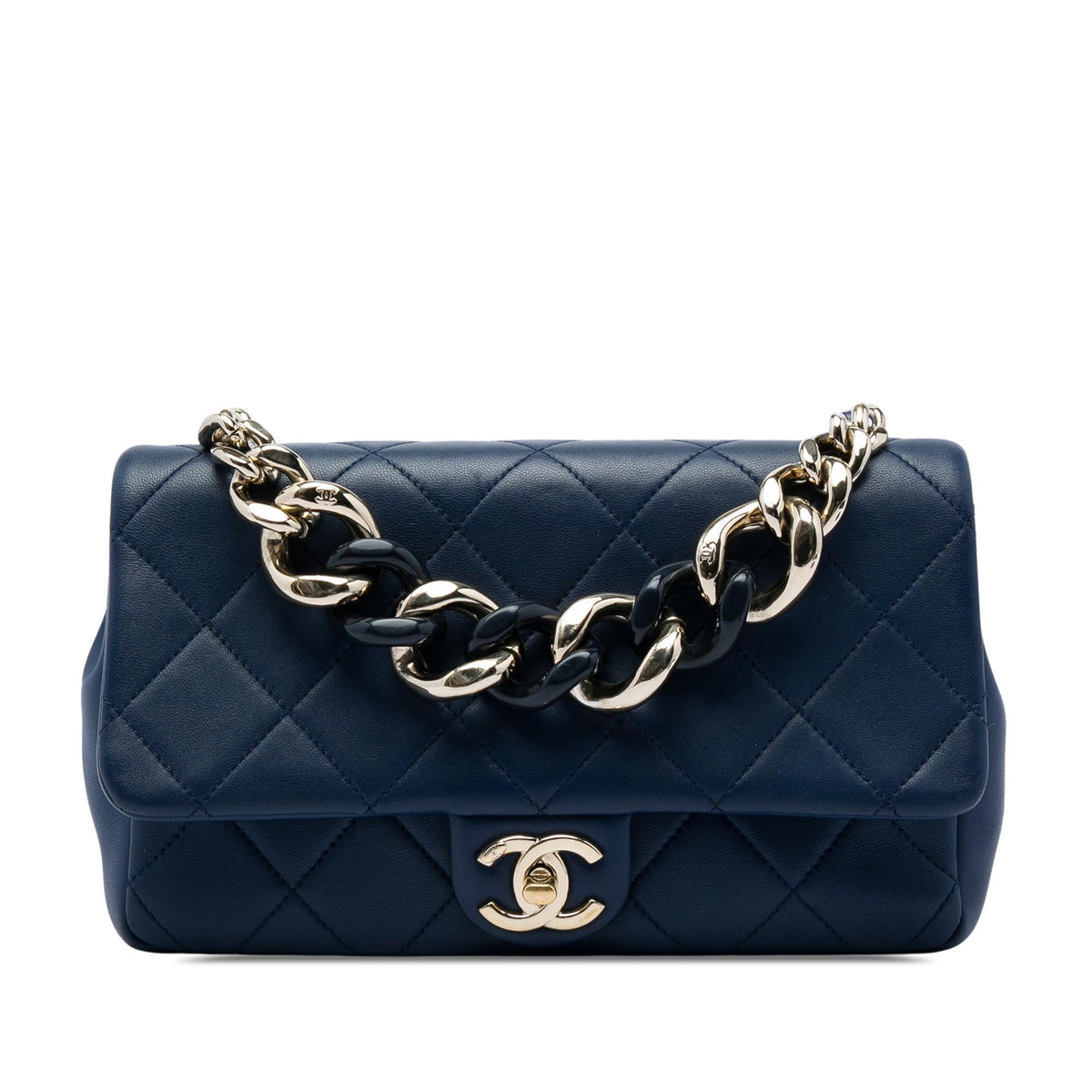 Chanel Small Lambskin Elegant Chain Single Flap