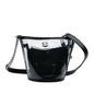 Chanel Small PVC and Crumpled Calfskin Camellia Coco Bucket Bag
