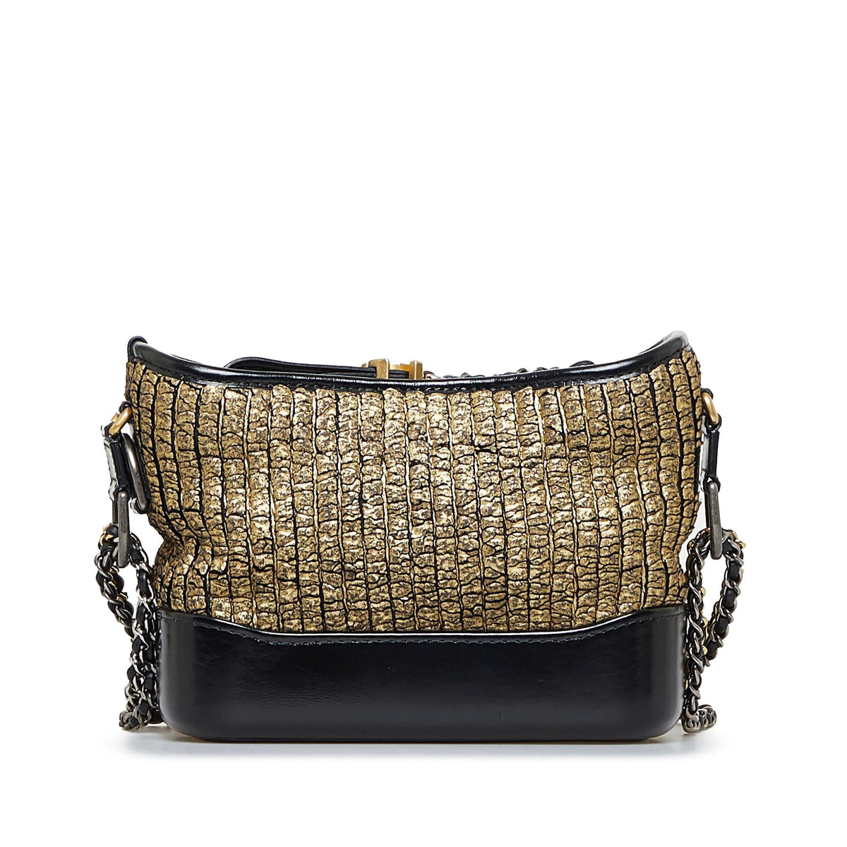Chanel Small Painted Knit Gabrielle Crossbody Bag