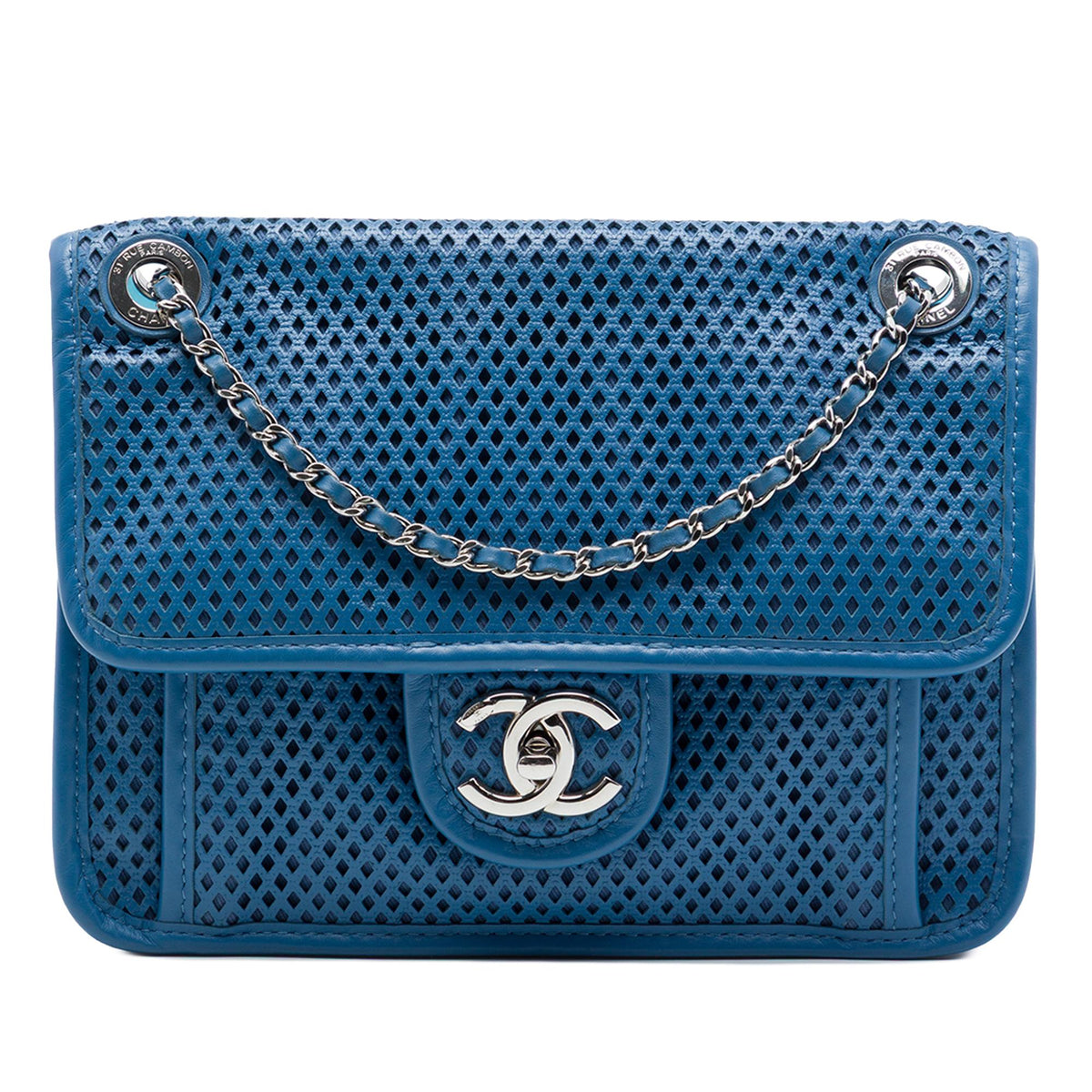 Chanel Small Perforated Calfskin Up In The Air Flap