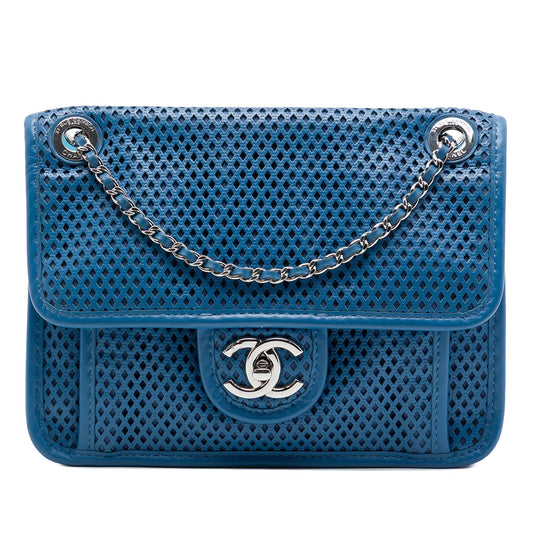Chanel Small Perforated Calfskin Up In The Air Flap