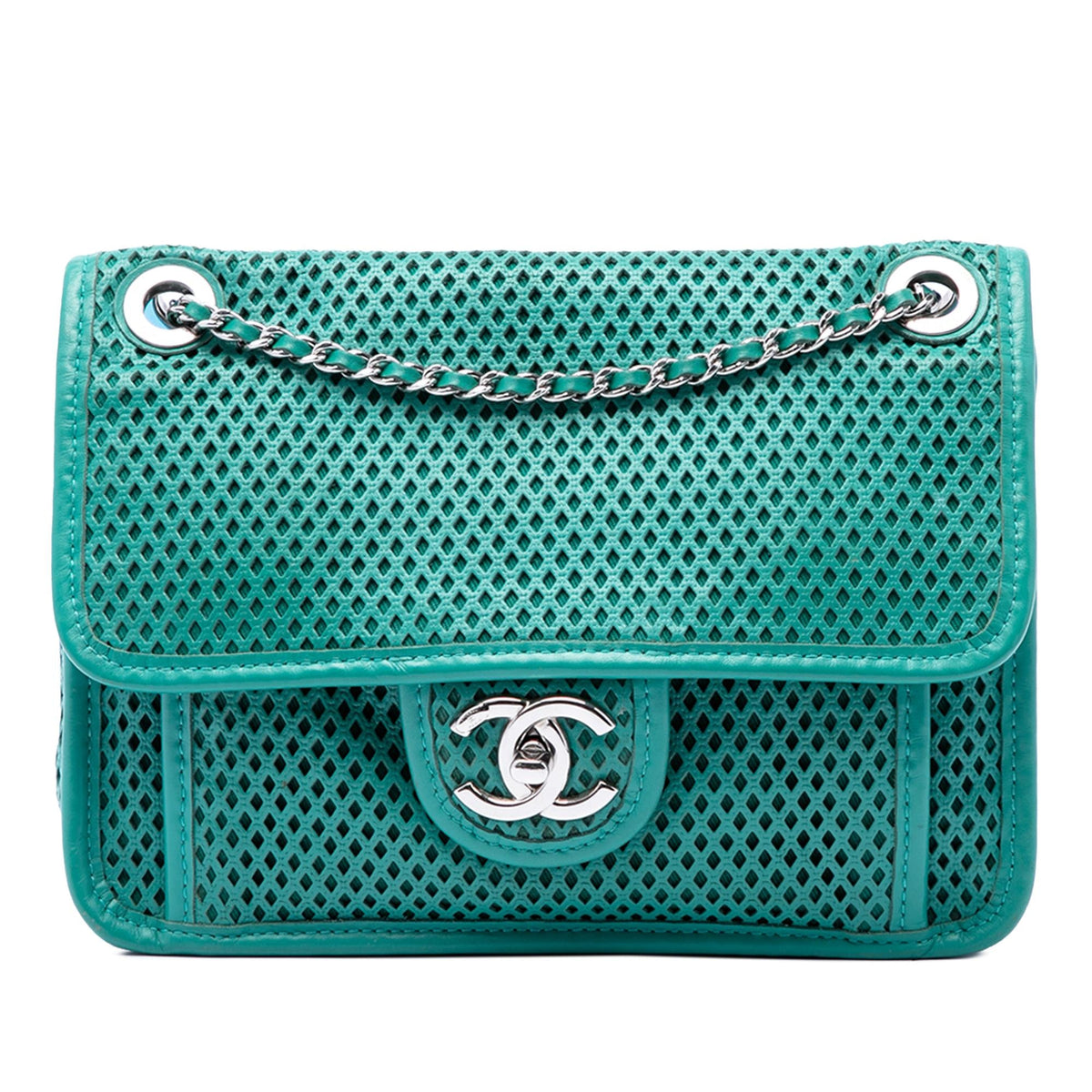 Chanel Small Perforated Calfskin Up In The Air Flap
