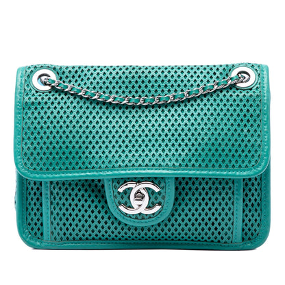 Chanel Small Perforated Calfskin Up In The Air Flap