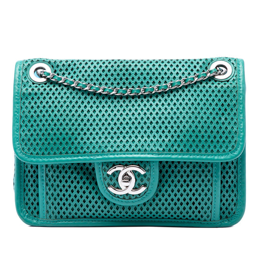 Chanel Small Perforated Calfskin Up In The Air Flap
