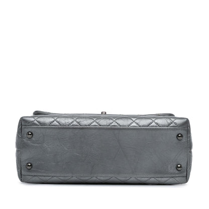 Chanel Small Quilted Aged Calfskin Coco Top Handle Bag