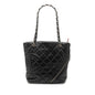Chanel Small Quilted Aged Calfskin Cotton Club Tote