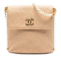 Chanel Small Quilted Calfskin About Pearls Hobo