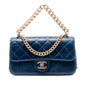 Chanel Small Quilted Calfskin Straight Lined Flap