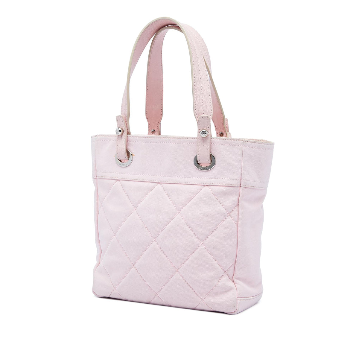 Chanel Small Quilted Canvas Paris Biarritz Tote