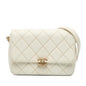 Chanel Small Quilted Caviar Chain Melody Flap
