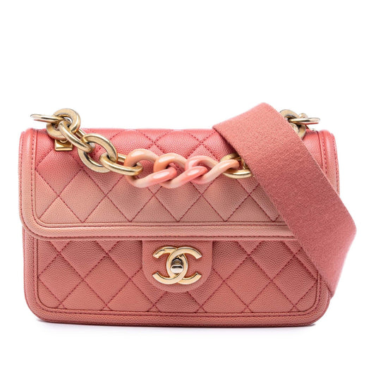 Chanel Small Quilted Caviar Sunset On The Sea Flap