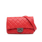 Chanel Small Quilted Goatskin Double Carry Waist Chain Flap