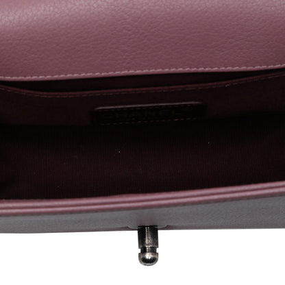 Chanel Small Quilted Goatskin and Patent Duo Boy Flap