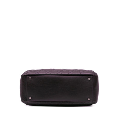 Chanel Small Quilted Iridescent Caviar Chic Shopping Tote