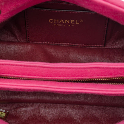 Chanel Small Quilted Jersey Just Mademoiselle Bowling Bag