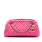 Chanel Small Quilted Jersey Just Mademoiselle Bowling Bag