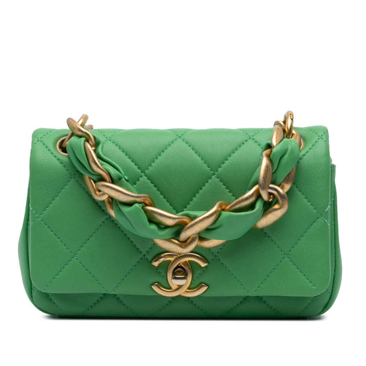 Chanel Small Quilted Lambskin Chain Is More Flap