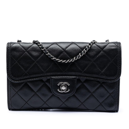 Chanel Small Quilted Lambskin Citizen Zip Flap