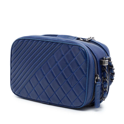 Chanel Small Quilted Lambskin Coco Boy Camera Bag