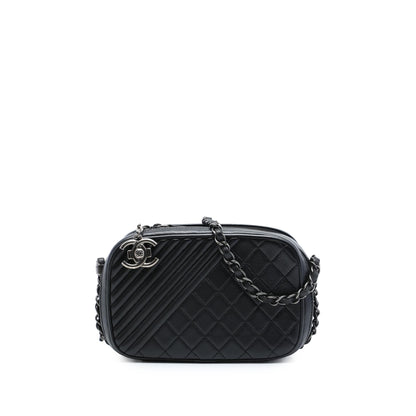Chanel Small Quilted Lambskin Coco Boy Camera Bag