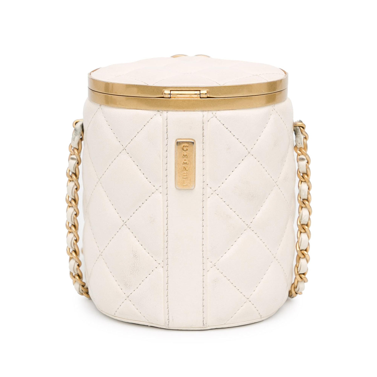 Chanel Small Quilted Lambskin Crown Box Bag
