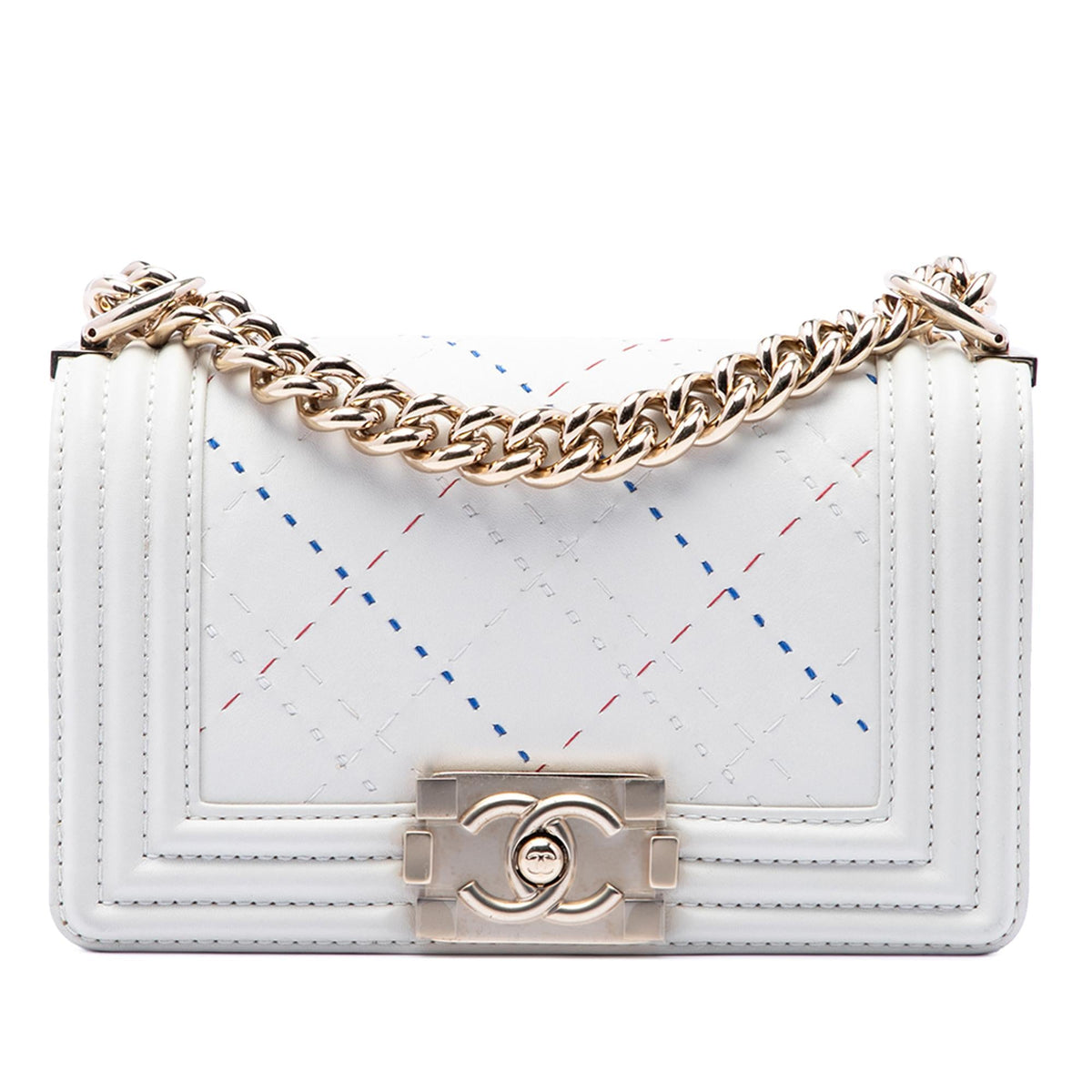 Chanel Small Quilted Lambskin Cruise Line Boy Flap