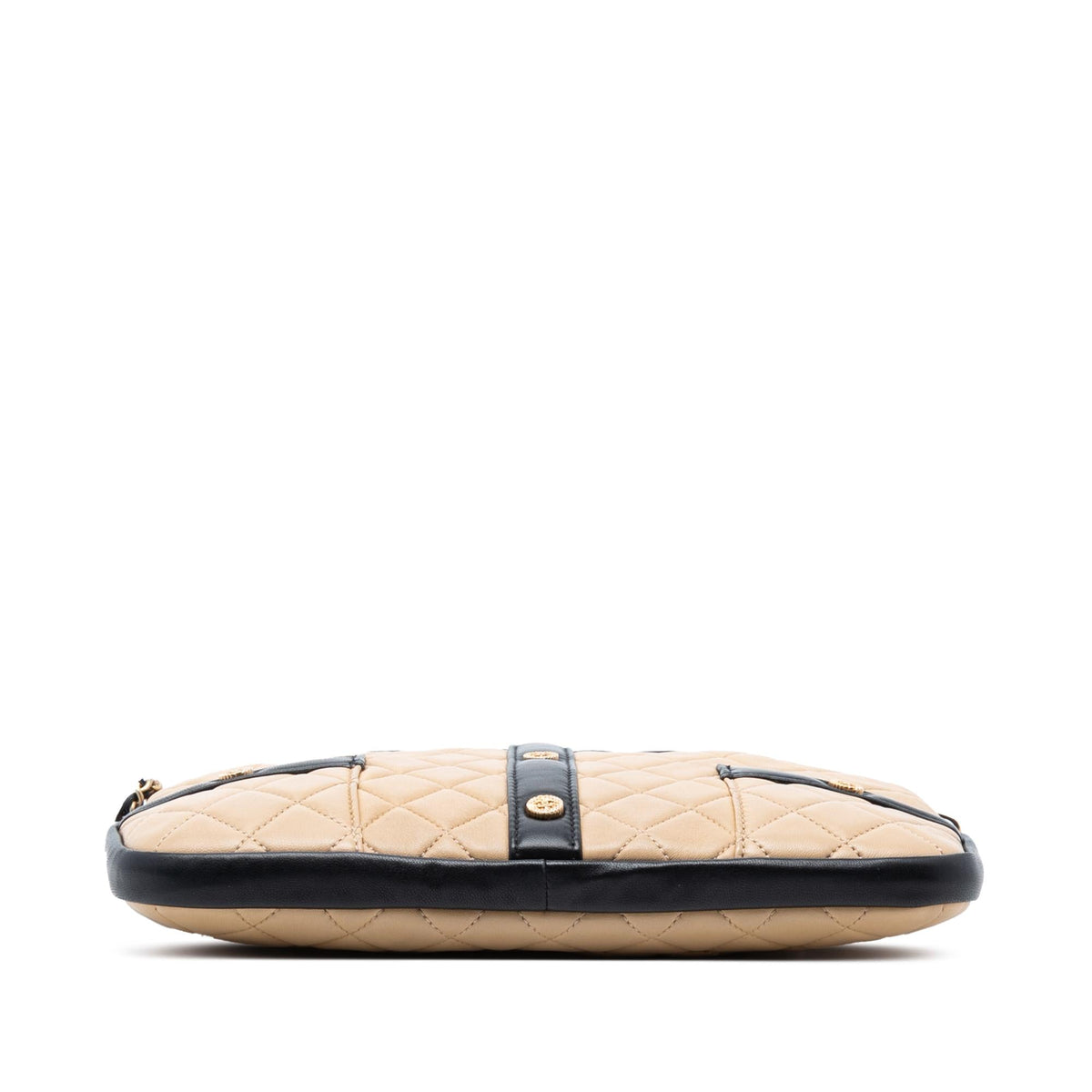 Chanel Small Quilted Lambskin Girl Clutch on Chain