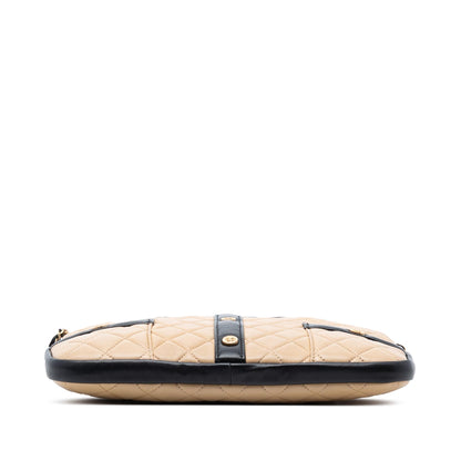 Chanel Small Quilted Lambskin Girl Clutch on Chain