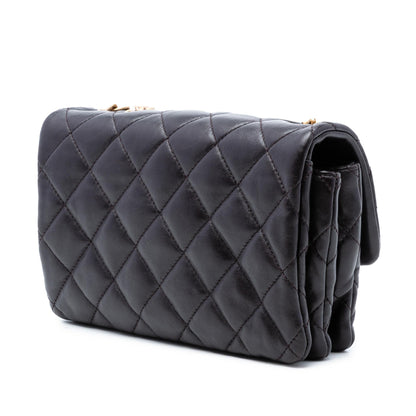 Chanel Small Quilted Lambskin Pillow Crush Flap