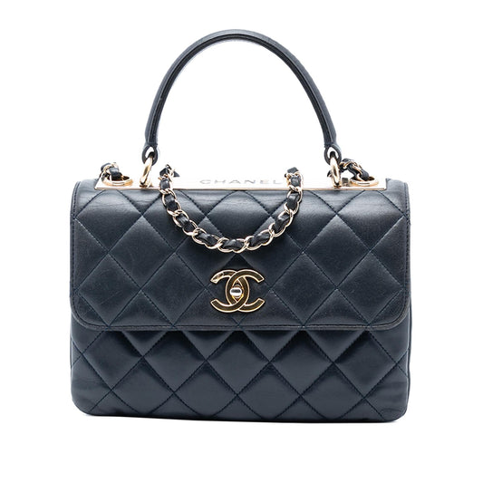 Chanel Small Quilted Lambskin Trendy CC Top Handle Flap