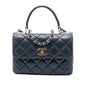 Chanel Small Quilted Lambskin Trendy CC Top Handle Flap
