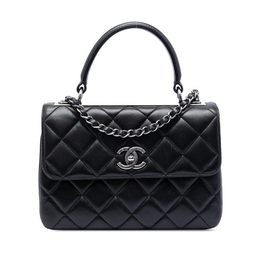 Chanel Small Quilted Lambskin Trendy CC Top Handle Flap