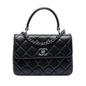 Chanel Small Quilted Lambskin Trendy CC Top Handle Flap