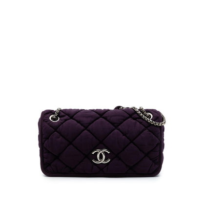 Chanel Small Quilted Nylon Bubble Flap