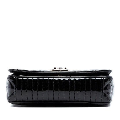 Chanel Small Quilted Patent Coco Boy Flap