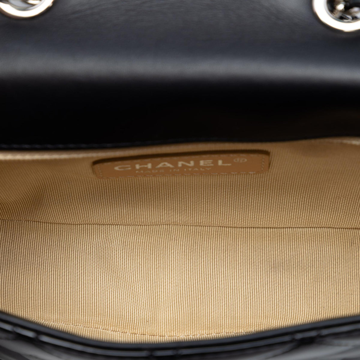 Chanel Small Quilted Patent Coco Boy Flap