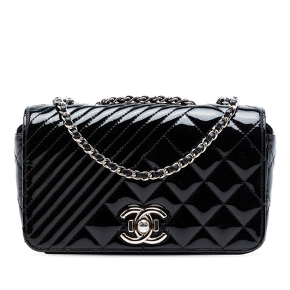 Chanel Small Quilted Patent Coco Boy Flap