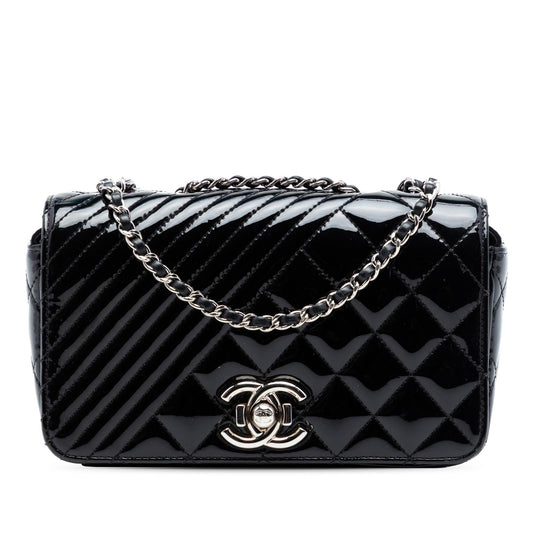 Chanel Small Quilted Patent Coco Boy Flap