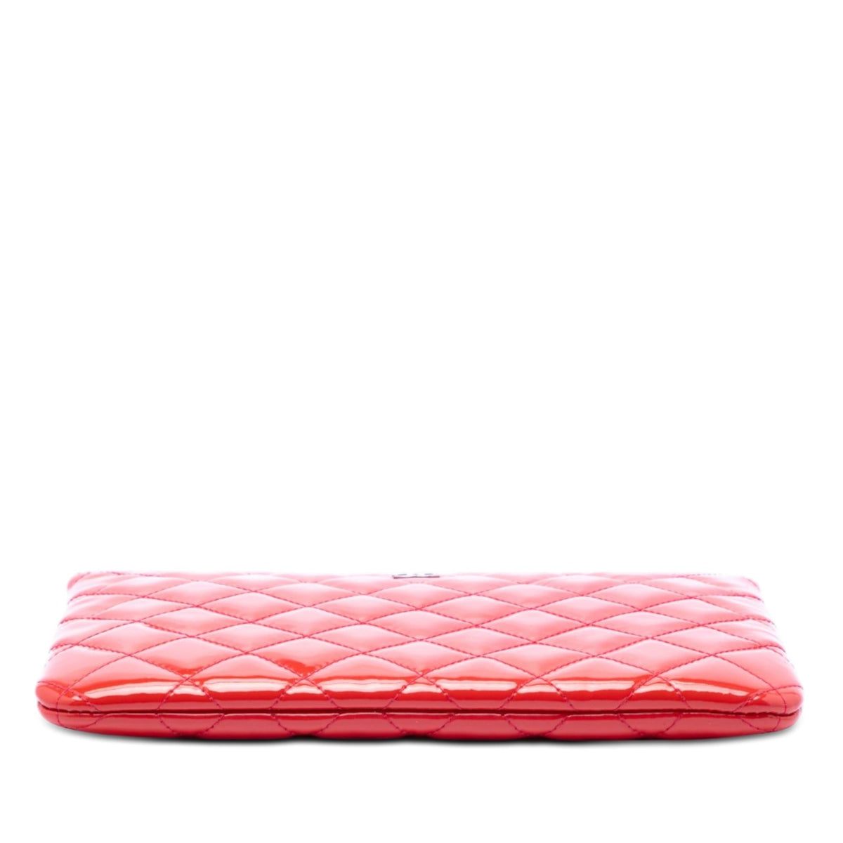 Chanel Small Quilted Patent O Case Clutch