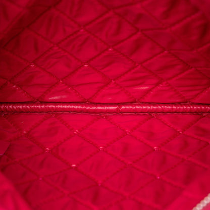 Chanel Small Quilted Patent O Case Clutch