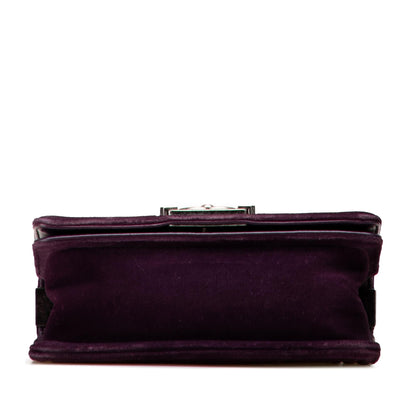 Chanel Small Quilted Velvet Boy Flap