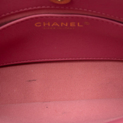 Chanel Small Quilted Velvet Wavy CC Hobo