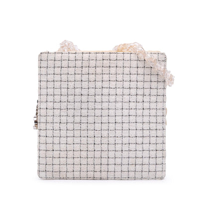 Chanel Small Tweed and Resin Zipped Shopping Bag