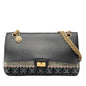 Chanel Smooth Calfskin and Knit Reissue 2.55 Medallion Nude Double Flap 226