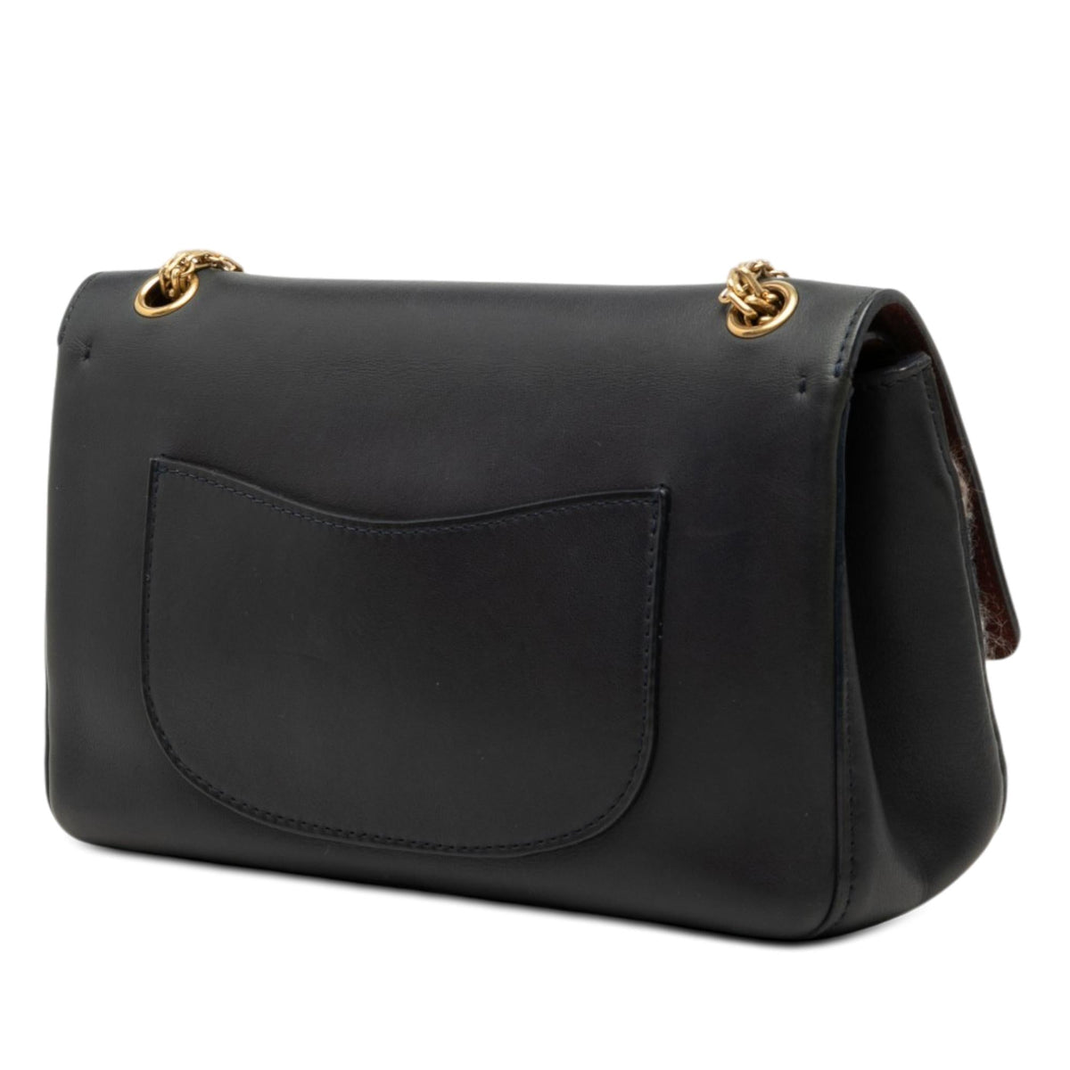 Chanel Smooth Calfskin and Knit Reissue 2.55 Medallion Nude Double Flap 226