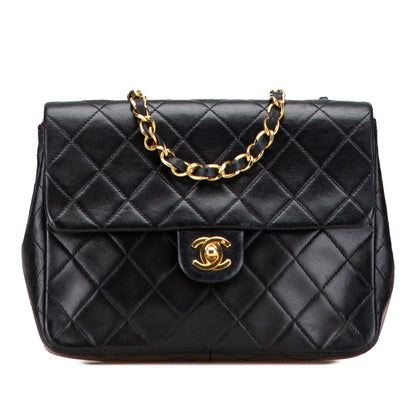 Chanel Square Quilted Lambskin Single Flap