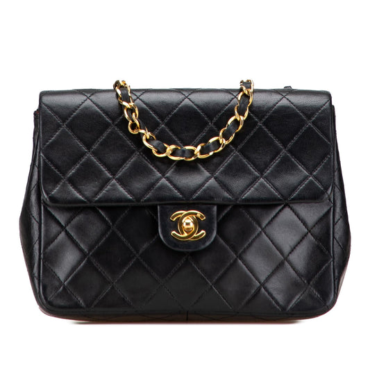 Chanel Square Quilted Lambskin Single Flap