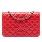 Chanel Stitched CC Quilted Lambskin Wallet on Chain